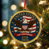 USA 250th Anniversary Eagle USA Flag Acrylic Ornaments Patriotic Gifts For Christmas CH07 899208