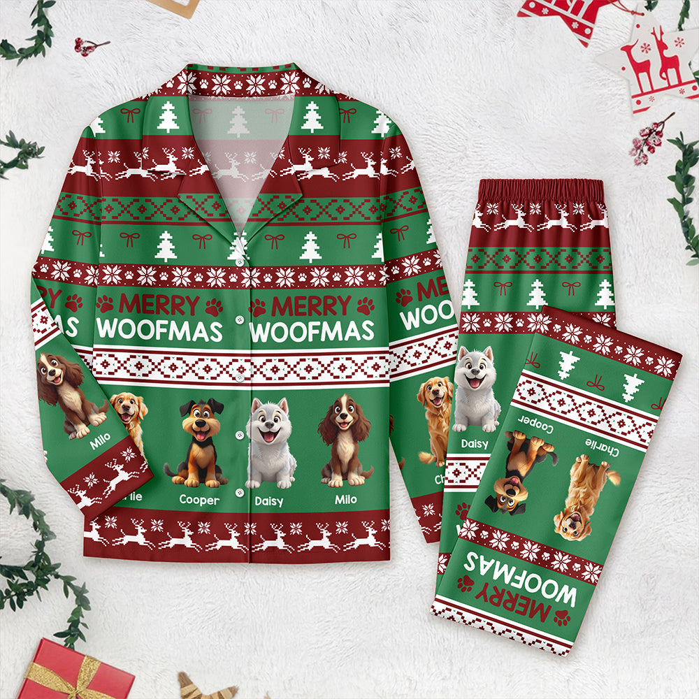 Personalized Merry Woofmas Pajamas Gift For Pet Lovers TH10 896487