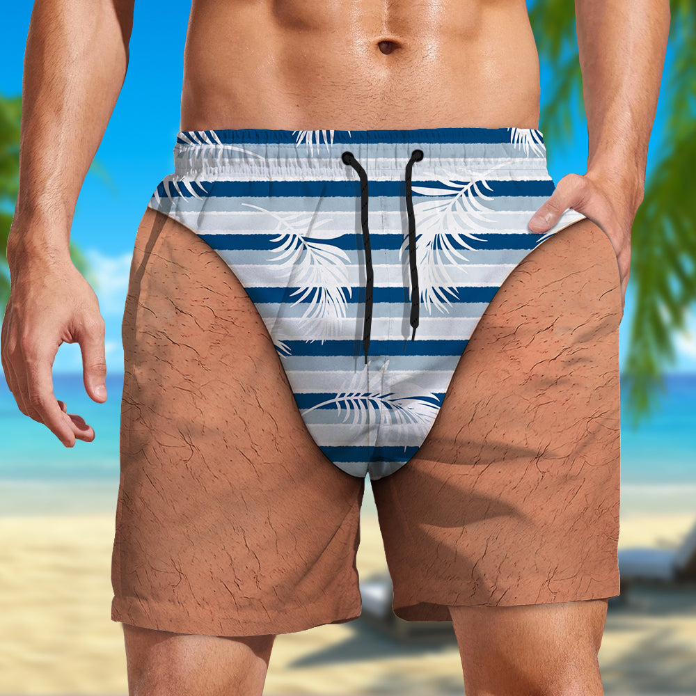 Custom Funny Men Beach Short, Personalized Summer Vacation And Travel Gifts For Men HA75 921856