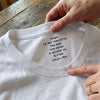 Watching You Be A Mom - To My Daughter Neck Print Tee CH07 910946