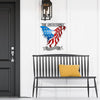 Custom Family Name American Eagle Flag In God We Trust Metal Sign LM32 897905