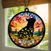 Custom Floral Dog Memorial Suncatcher For Dog Lovers TH10 894305