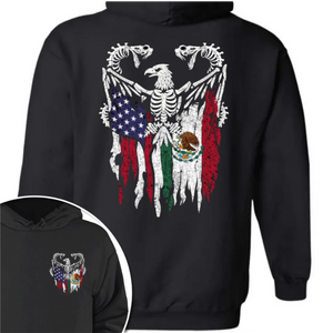 Mexico America Flag Back & Front Shirt HO82 N369 894968