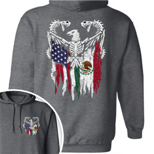 Mexico America Flag Back & Front Shirt HO82 N369 894968