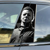 Horror Slasher Car Window Decal, Scary Halloween B Pillar Sticker LM32 670051