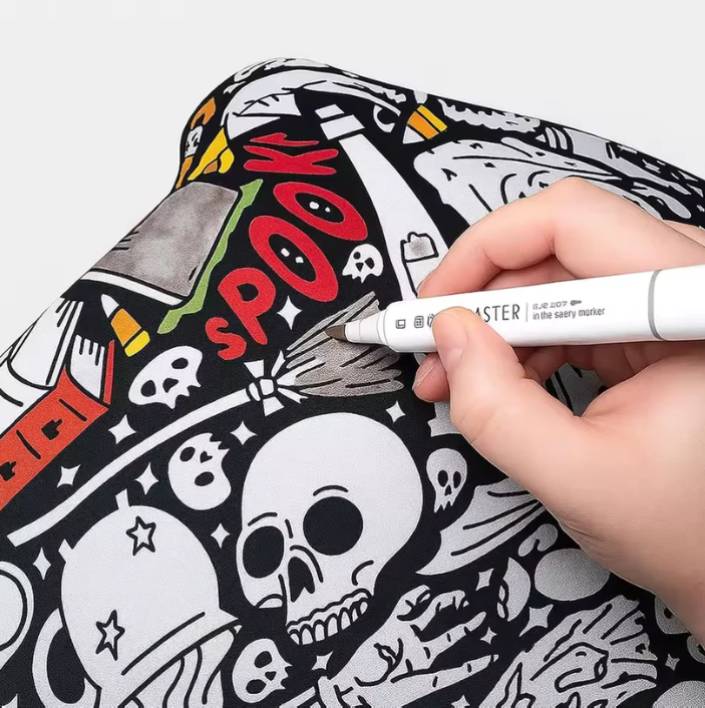 Personalized Boo Skull Pumpkin Coloring Blanket - Halloween Gift For Family HO82 903568