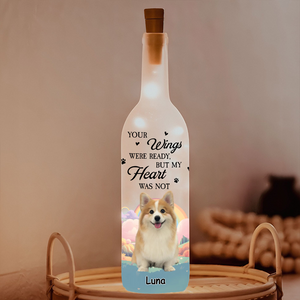 My Heart Was Not Ready Leave You - Personalized Bottle Lamp LM32 893953