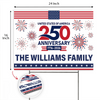 Custom Family Name 250th Anniversary United States Of America 1776-2026 Yard Sign HO82 902810
