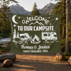 Personalized Welcome To Our Campsite Camping Tapestry, Gift For Camping Lovers HO82 903076
