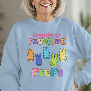 Personalized Gift For Grandma Easter Peeps Shirt TH10 892451