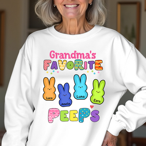 Personalized Gift For Grandma Easter Peeps Shirt TH10 892451