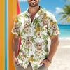 Custom Cat Photo Tropical Pattern Hawaii Shirt Gift For Cat Lovers HO82 893742