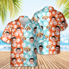 Custom Photo Paw Pattern Hawaii Shirt - Custom Funny Pet Lover Gift CH07 911106