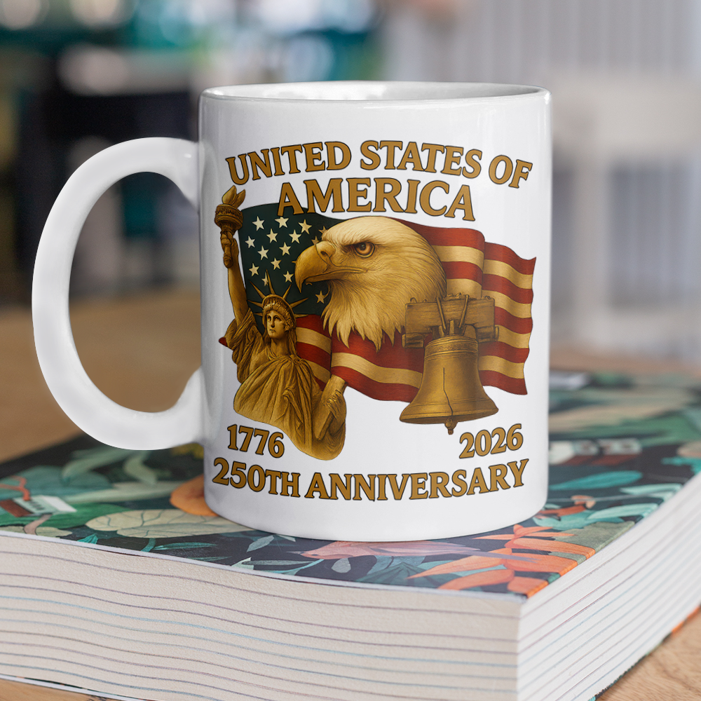 United States Of America 250th Anniversary White Mug HA75 898046