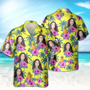 Custom Human Photo Tropical Vibe Family Hawaii Shirt HO82 893746