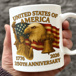 United States Of America 250th Anniversary White Mug HA75 898046