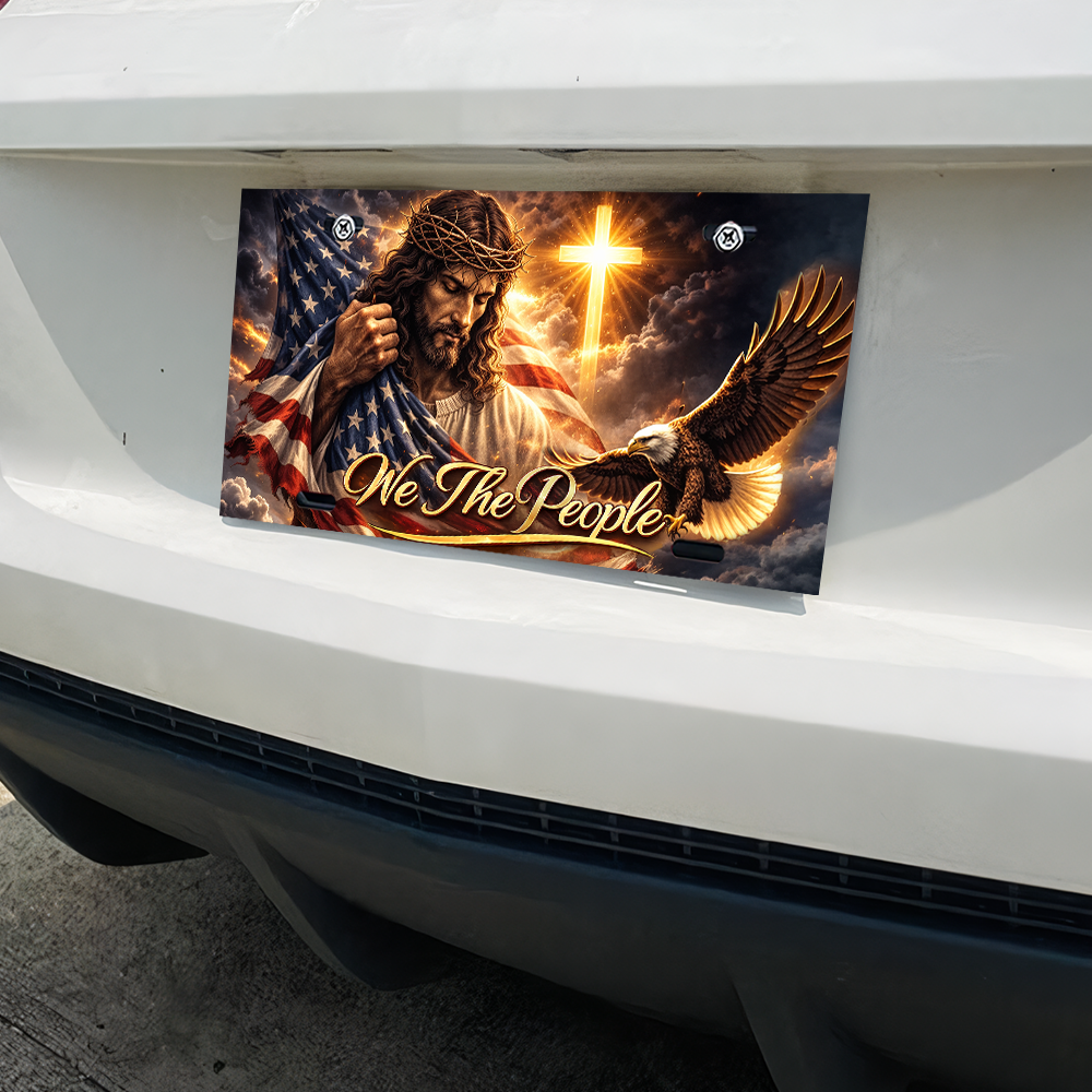 Personalized God Bless America License Plate HA75 921196