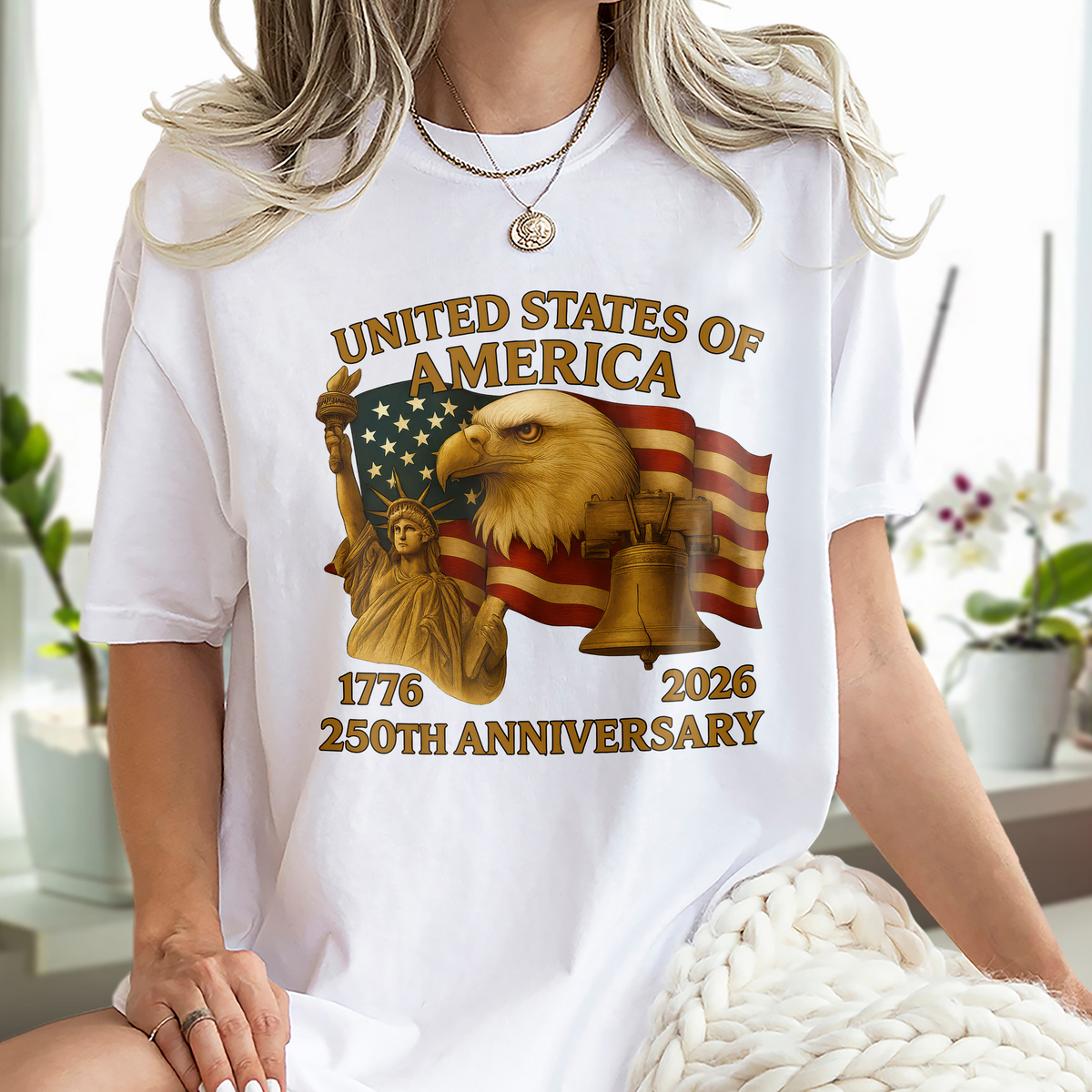 United States Of America 250th Anniversary Bright Shirt HA75 898042