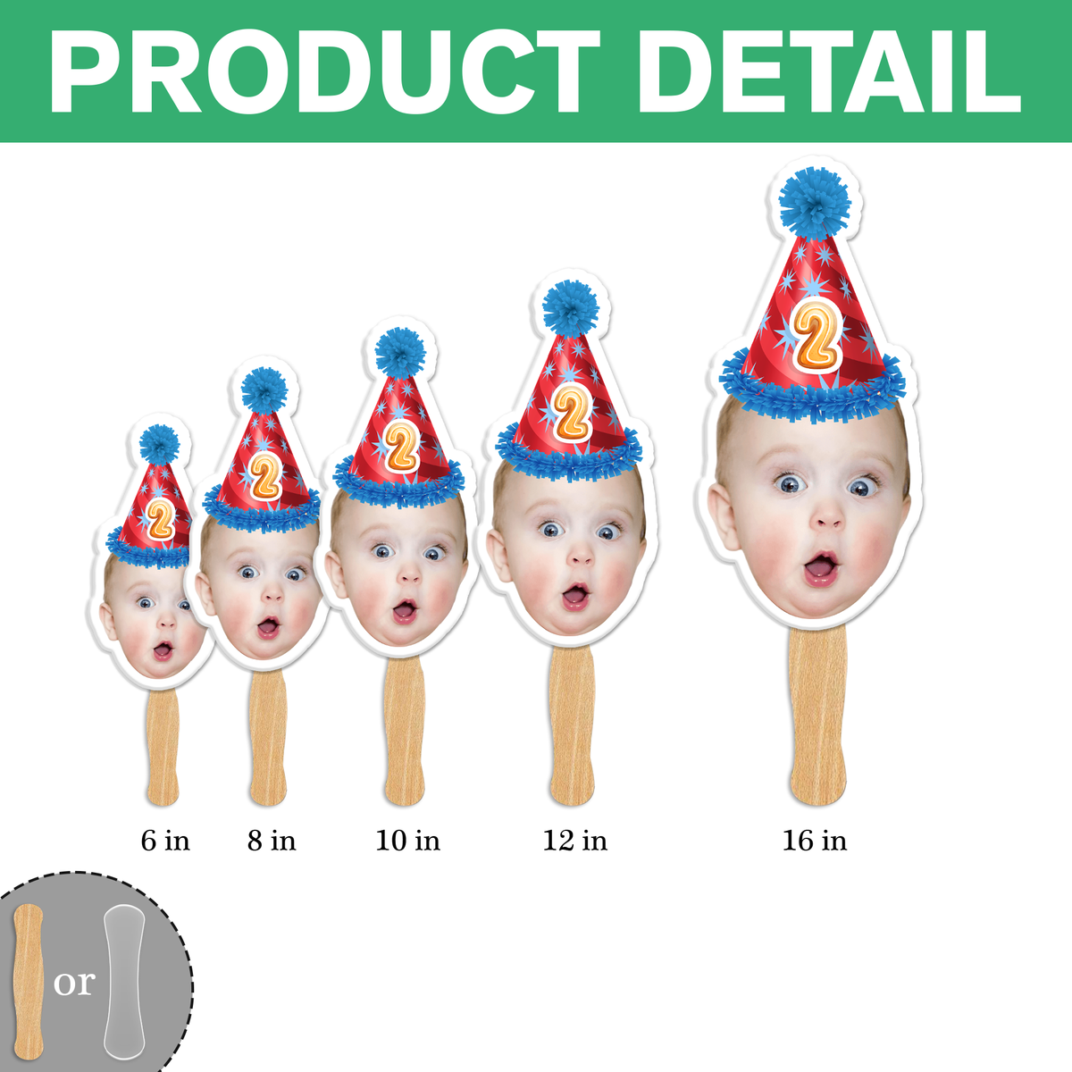 Custom Face Photo Fans Personalised Birthday Gift Party Decor HO82 893584