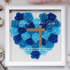 Personalized Family Name Crossword Art Flower Shadow Box For Mother's Day LM32 893277