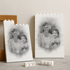 Custom Photo Add Deceased Loved One Memorial Family Building Brick Block HO82 902930