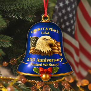 Celebrate United States 250th Anniversary Bell Ornament Decor Gift CH07 899612