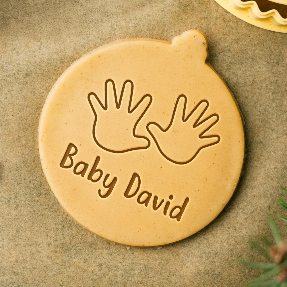 Personalized Baby Name Cookie Stamp - Baby Shower Baking Gift HO82 903018