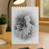 Custom Photo Add Deceased Loved One Memorial Family Building Brick Block HO82 902930
