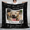 Personalized Dog Memorial Photo Blanket Gift, Pet Loss Keepsake Remembrance Gift For Dog Mom Dad Bereavement Gift HO82 903068