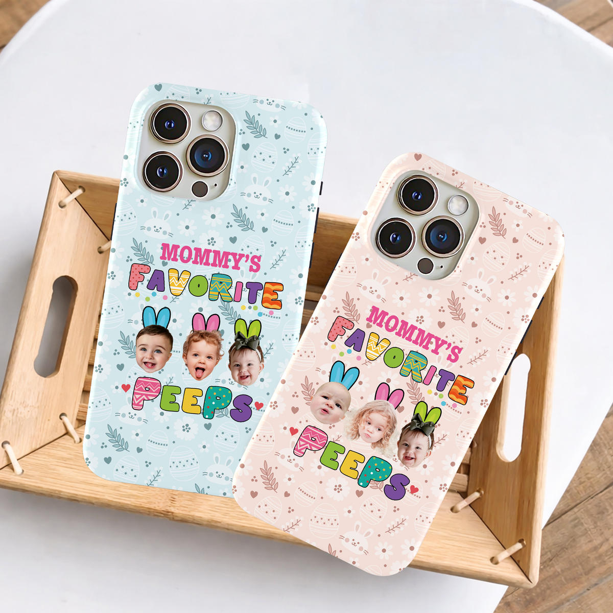 Custom Photo Favorite Peep For Easter Day Phone Case Gift For Grandma, Mom HA75 920242