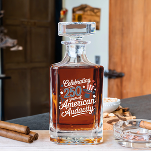 250 Years America 250th Anniversary USA 4th of July Decanter HO82 894816