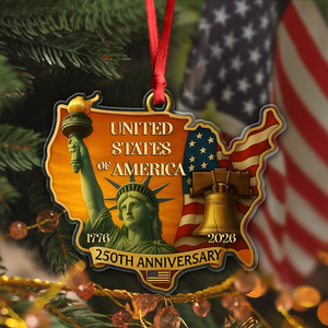 1776 - 2026 United States 250th Anniversary Acrylic Ornament CH07 899610