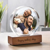 Custom Dad & Kid Photo Round Acrylic Frame Block Father's Day Gift For Dad HA75 892378
