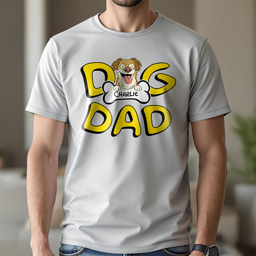 Personalized Dog Mom Dog Dad Bright Shirt Dog Lovers Gifts CH07 895632