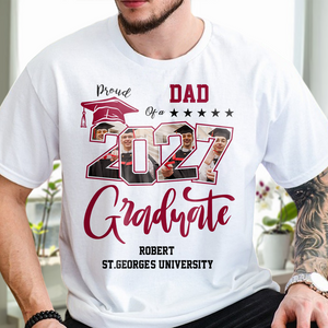 Custom Photo Proud Family Of A Graduate Graduation Shirt For Family Members HA75 891932