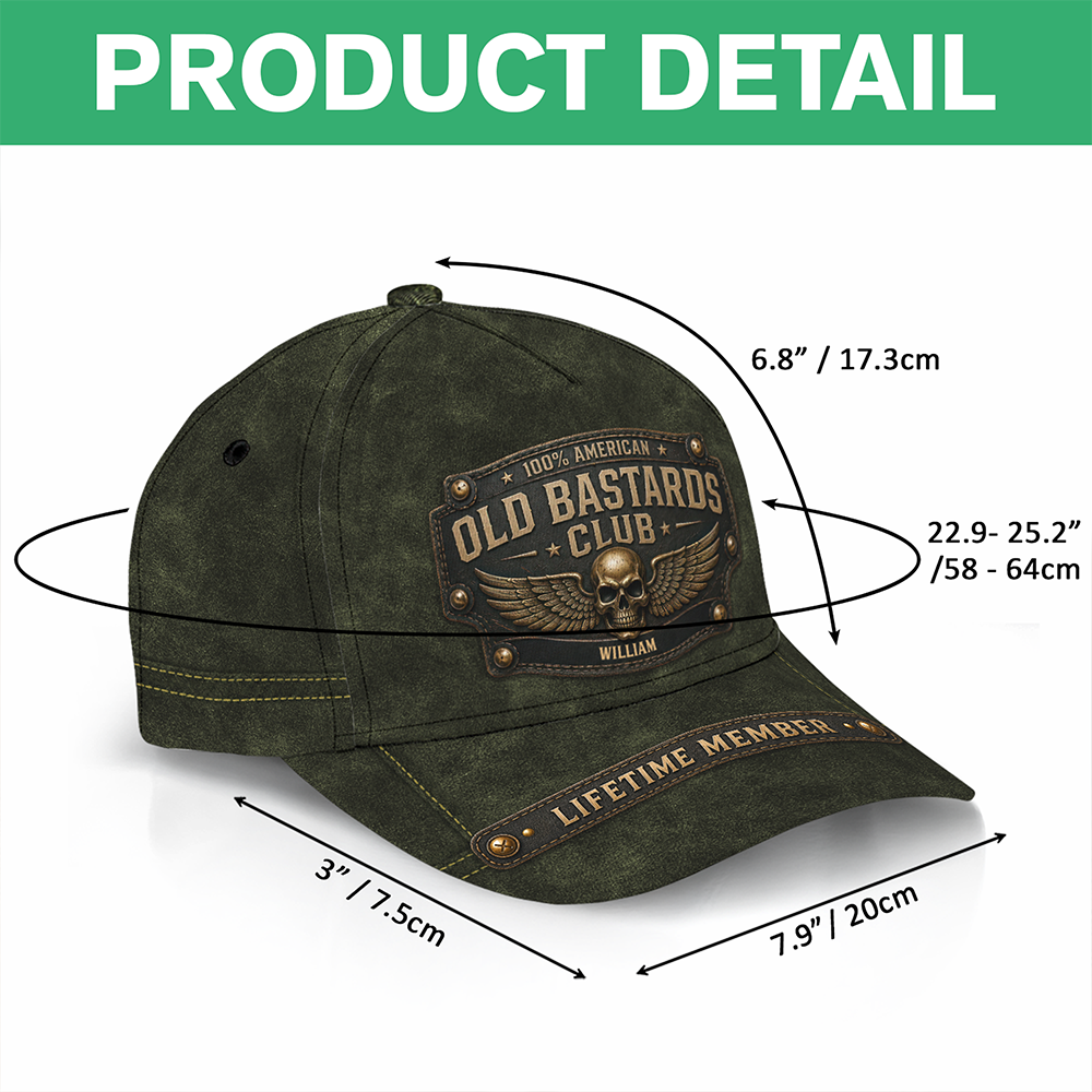 Personalized Funny Lifetime Membership Vintage Classic Cap - Gift For Dad, Grandpa Father's Day HO82 902588
