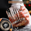 Custom Photo Christmas Would Be Boring Without Me Christmas Engraved Vertical Lines Whiskey Glass TH10 894501