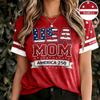 Custom Name USA Mom With 250 Years Anniversary AOP Shirt HO82 901914