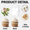Custom Dinosaur Face Cupcake Toppers Dinosaur Birthday Decor HA75 892114