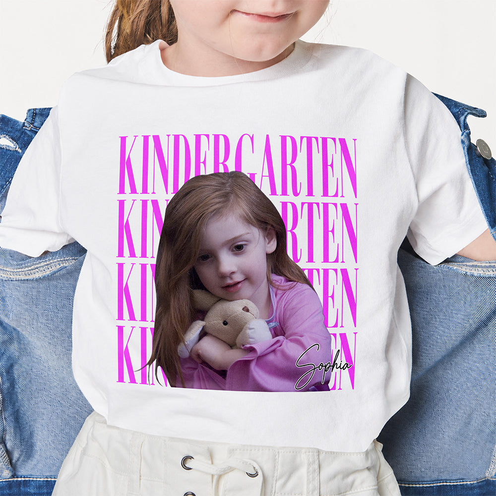 Custom Kid Photo First Day Of School Kid Size Shirt - Personalized Back To School Gift For Kids HA75 921664