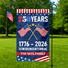 Custom Family Name America 250th Anniversary US Semiquincentennial Garden Flag HO82 901004