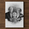 Custom Photo Add Deceased Loved One Memorial Family Building Brick Block HO82 902930