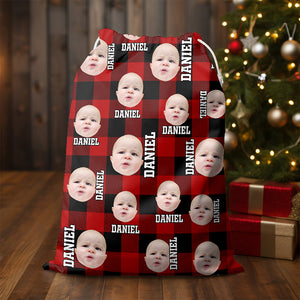 Custom Kid Photo On Christmas Gift Bag TH10 896943