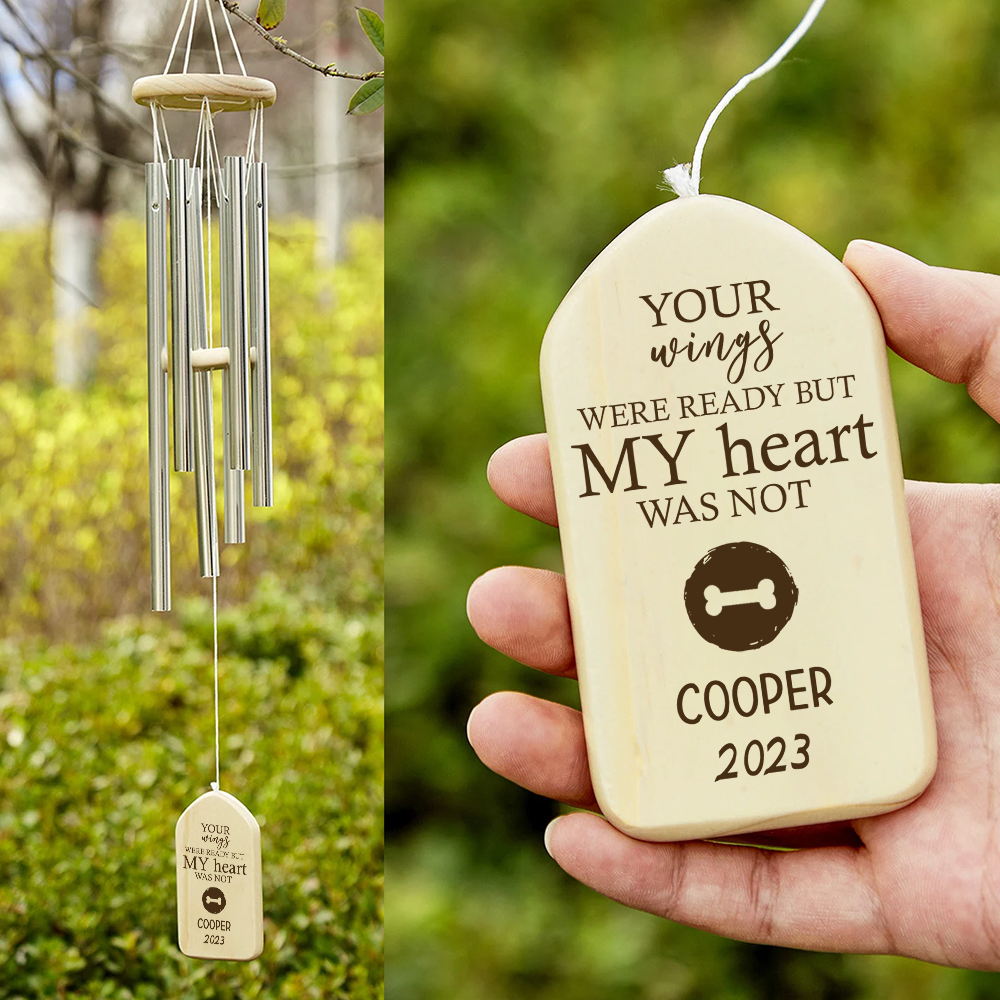 Your Wings Were Ready, But My Heart Was Not Memorial Wind Chimes TH10 892465