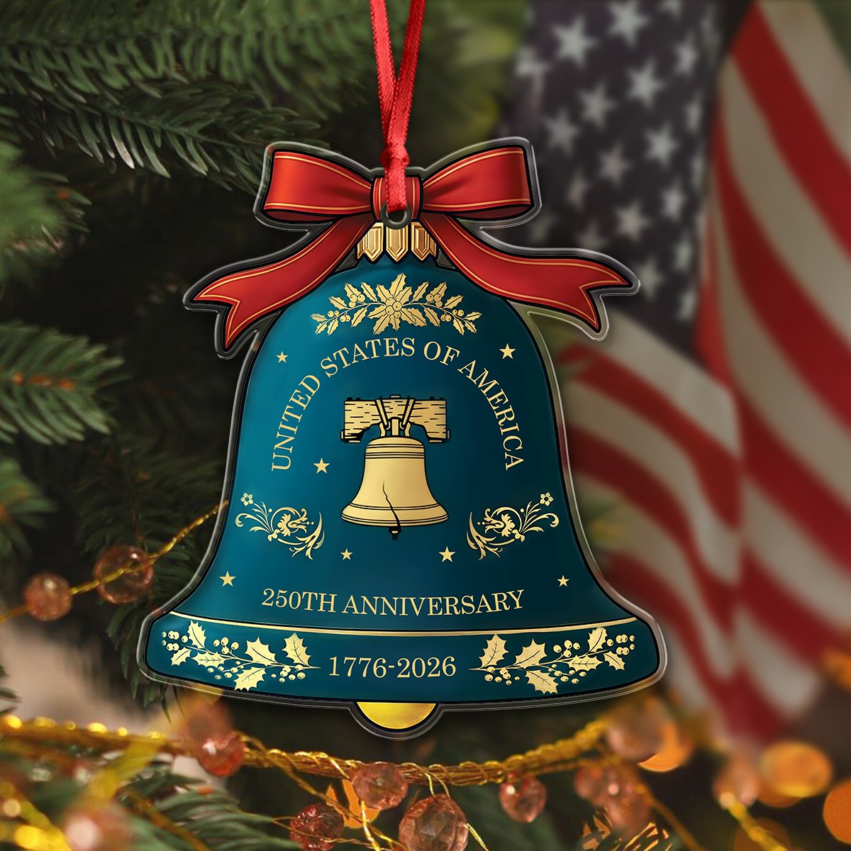 250 Years Anniversary United States of America Acrylic Ornament Decor Gift HO82 900376