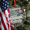 250 Years America 250th Anniversary USA 4th of July Glass Ornament HO82 894820