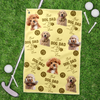 Custom Photo Best Dog Dad/Dog Mom Ever Golf Towel HO82 894262