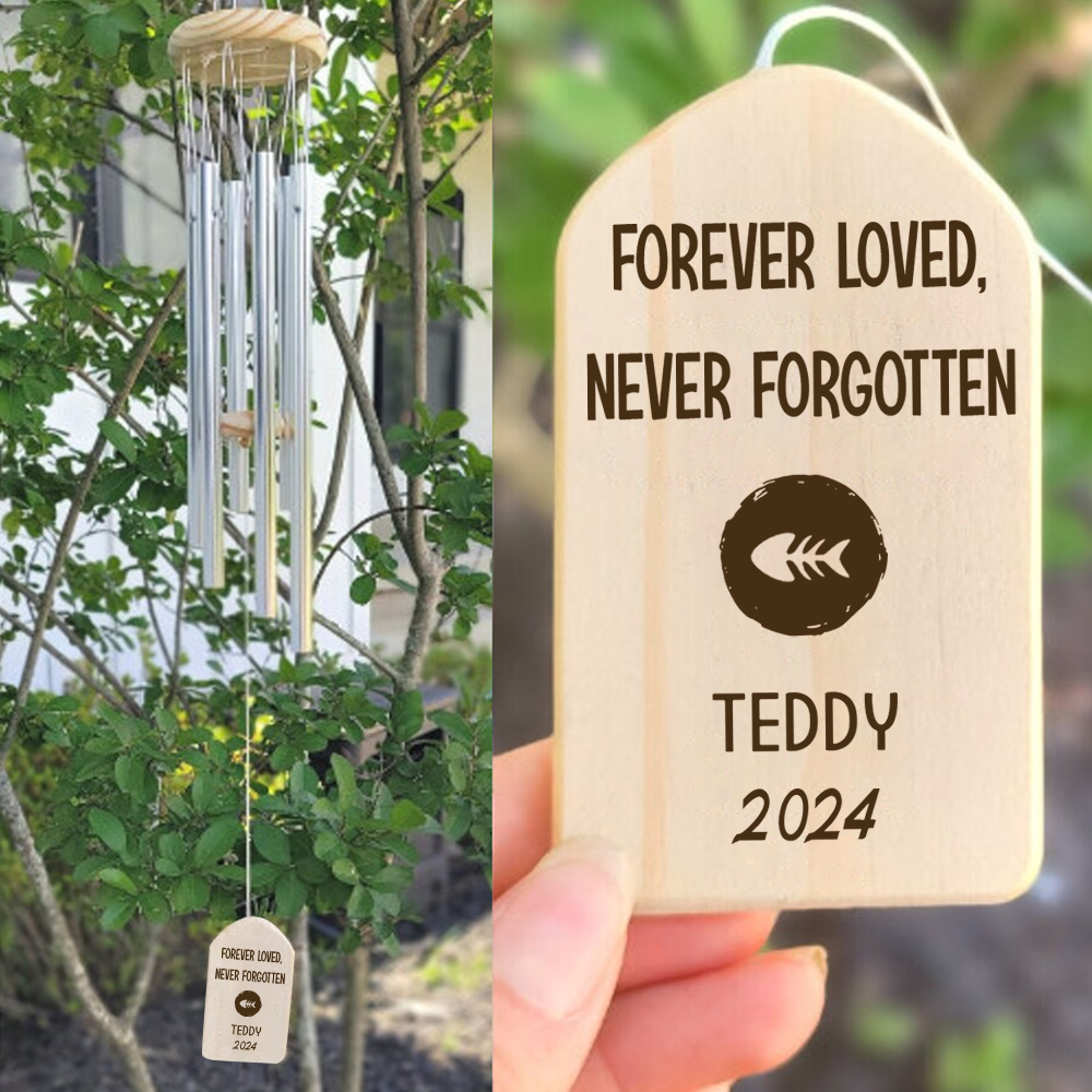 Forever Loved, Never Forgotten Memorial Wind Chimes TH10 892467