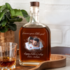 Custom Photo Forever Your Little Girl, Little Boy & Dad Family Whiskey Bottle HO82 894062
