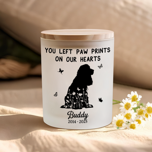 Personalized Forever Loved, Always In Our Hearts Memorial Glass Jar With LED Candle LM32 893497